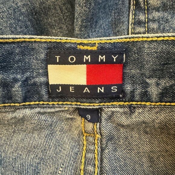 Tommy Hilfiger vintage high waist upstate short Jean Shorts sz 9 retro 90’s Y2K - Picture 3 of 4